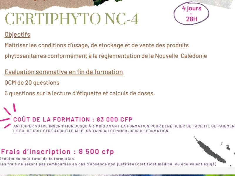CERTIPHYTO NC 4