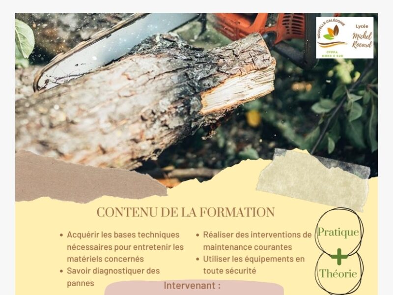 Entretien de petits matériels agricoles