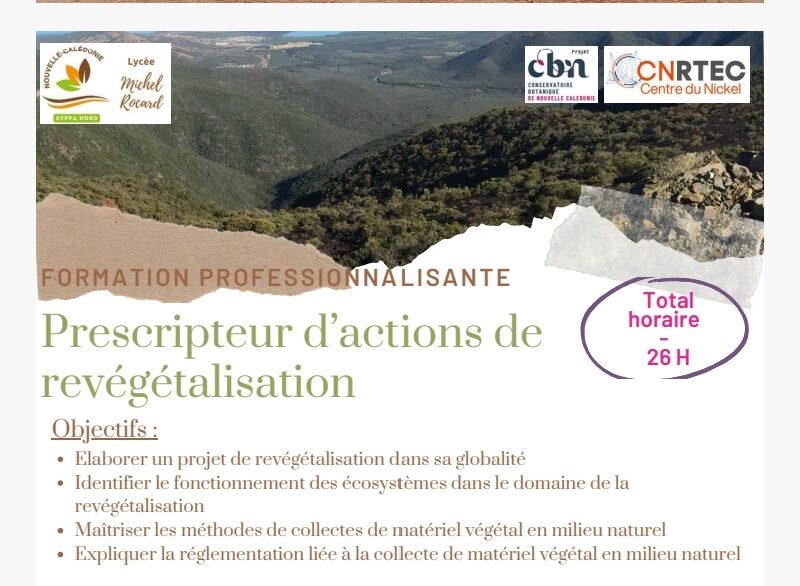 Prescripteur d'actions de revégétalisation